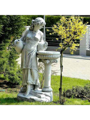 Figura Kobieta oparta o paterę 140cm