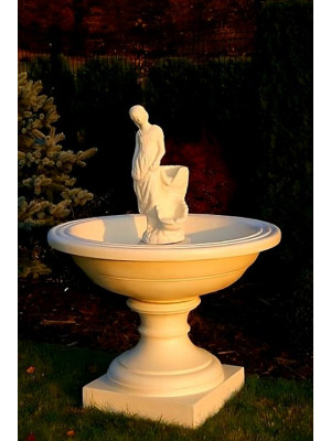 Fontanna Ogrodowa Costa z Amandą F236 - 136cm w kolorze Ecrue