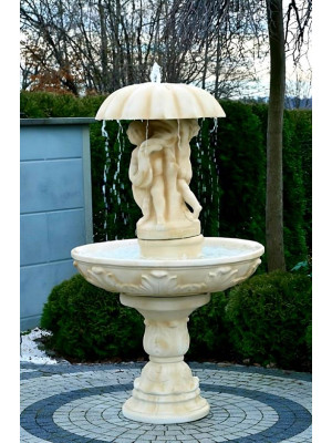 Fontanna Ogrodowa Fiore z Parasolem F122 - 184cm w kolorze pastello