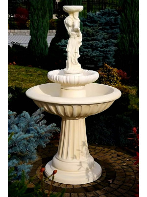 Fontanna Ogrodowa Noemi Shella F024 - 162cm w kolorze Ecrue