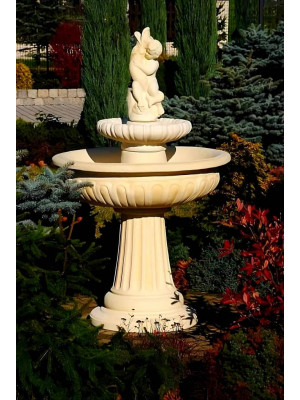 Fontanna Ogrodowa Porto Ragazzi 1 F052 - 154cm w kolorze Ecrue