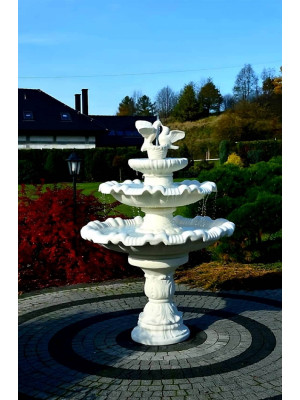 Fontanna do ogrodu Selene z Gołąbkami 1 F078 - 175cm