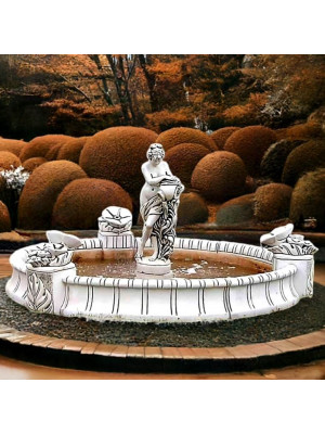 Oczko z Natryskami + Figura Fontannowa Charlotte