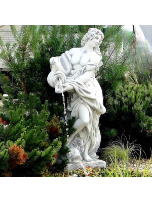Figura przelewowa Złotowłosa z dzbanem i rybą 140cm