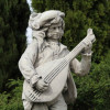 Figura Figura Bard z mandoliną 140cm