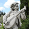Figura Figura Bard z mandoliną 140cm