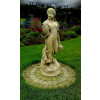 Figura ogrodowa Dziewczyna z koszami 136cm