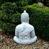 Figura Medytujący Budda w szacie 79cm