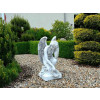 Figura Pochylony anioł z laurem 82cm