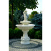 Fontanna Ogrodowa Fresco z Dzieckiem F140 - 162cm w kolorze Ecrue z ringiem