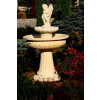 Fontanna Porto Ragazzi 2 F053 - 154cm w kolorze Ecrue w ogrodzie