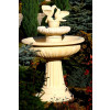 Fontanna Ogrodowa Porto z Gołąbkami F060 - 127cm w kolorze Ecrue