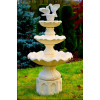 Fontanna Ogrodowa Tivoli z Gołąbkami F198 - 167cm w kolorze Ecrue