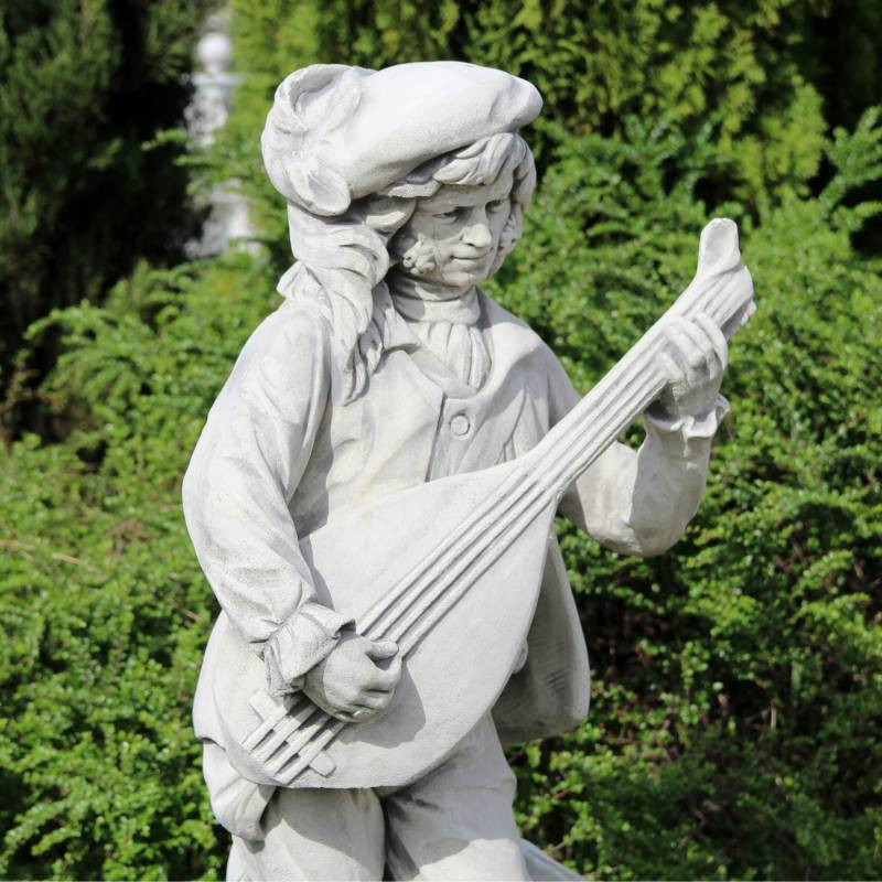 Figura Figura Bard z mandoliną 140cm