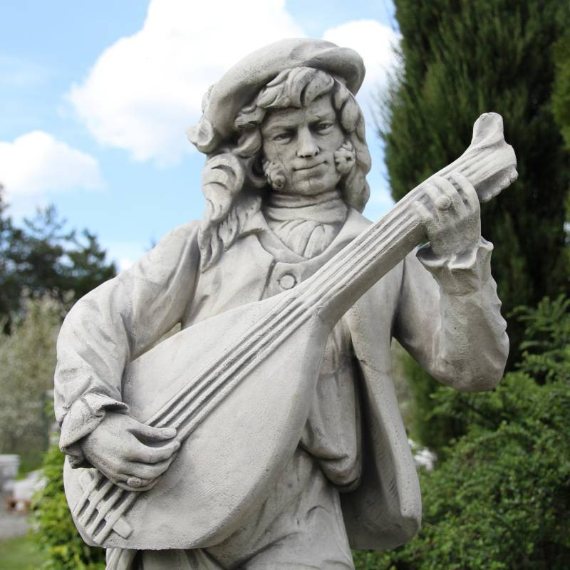 Figura Figura Bard z mandoliną 140cm