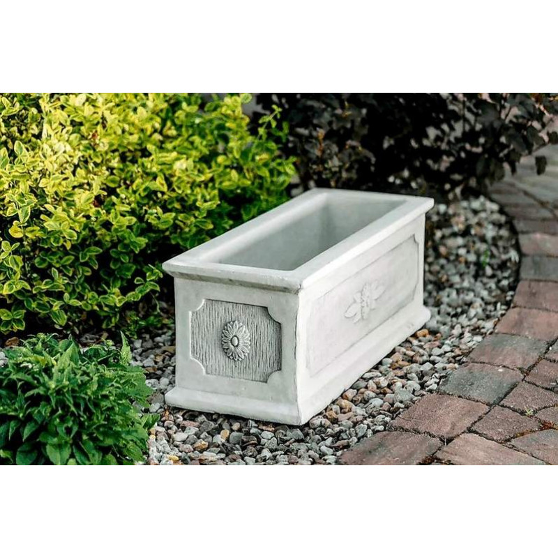 Donica prostokątna z kwiatem LENA wys: 30cm x szer: 80cm