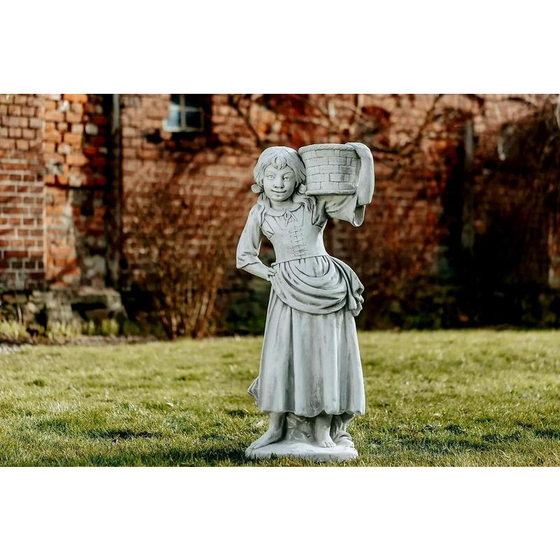 Figura Dziewczyna z koszem na ramieniu 111cm