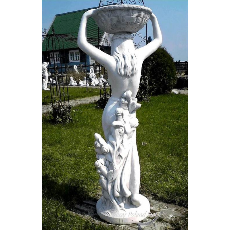 Figura Kobieta niosąca wazę nad głową 119cm