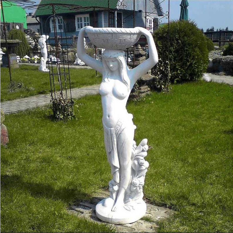 Figura Kobieta niosąca wazę nad głową 119cm