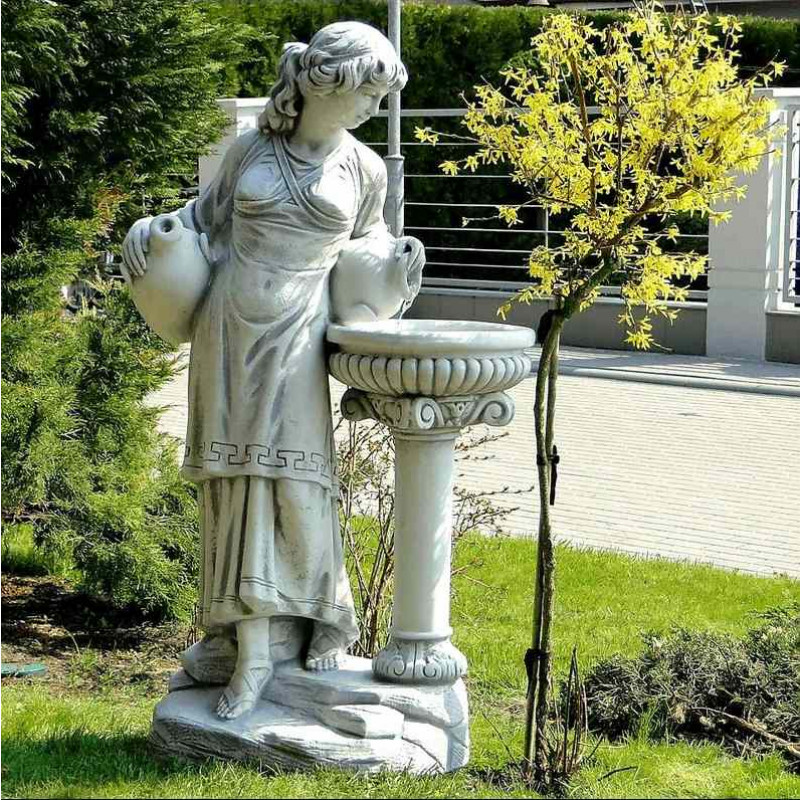 Figura Kobieta oparta o paterę 140cm