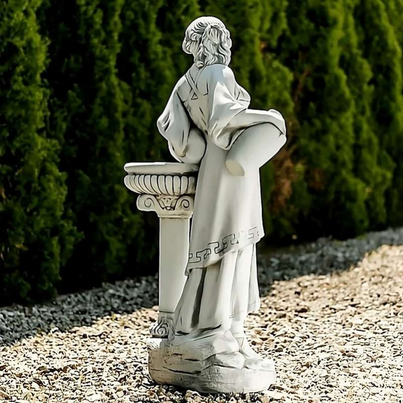 Figura Kobieta oparta o paterę 140cm