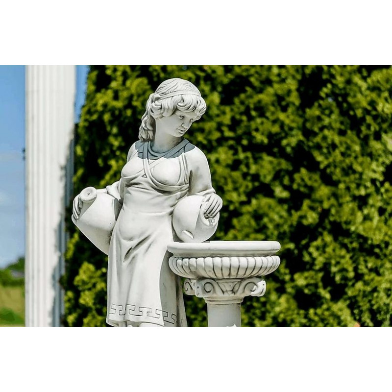 Figura Kobieta oparta o paterę 140cm