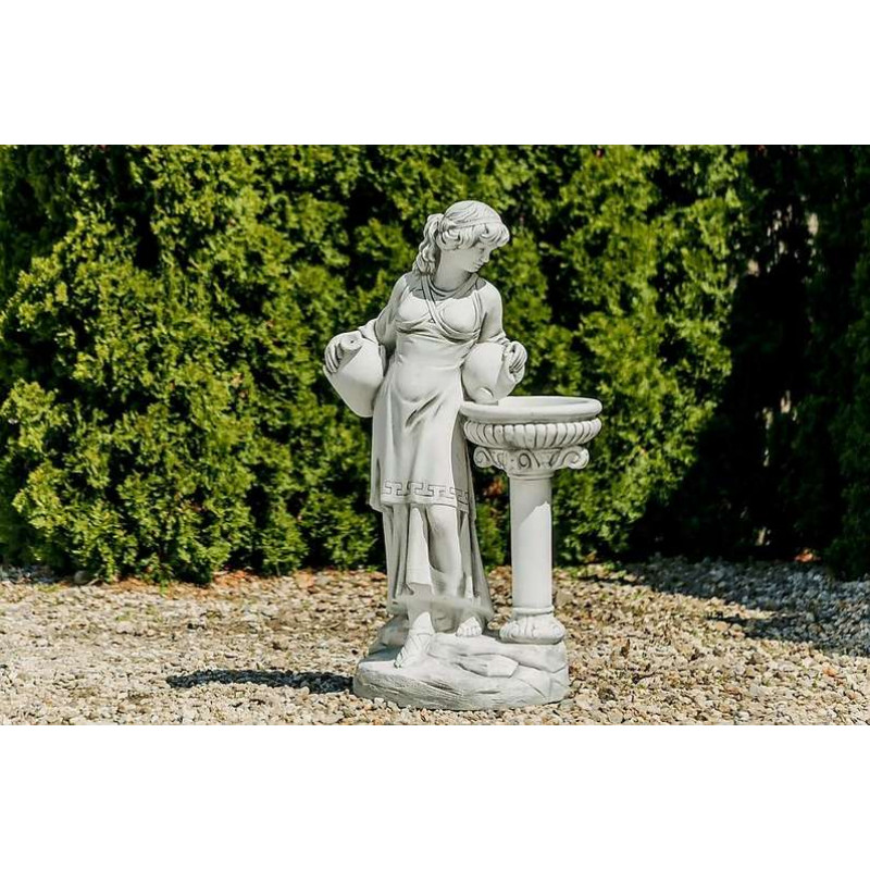 Figura Kobieta oparta o paterę 140cm