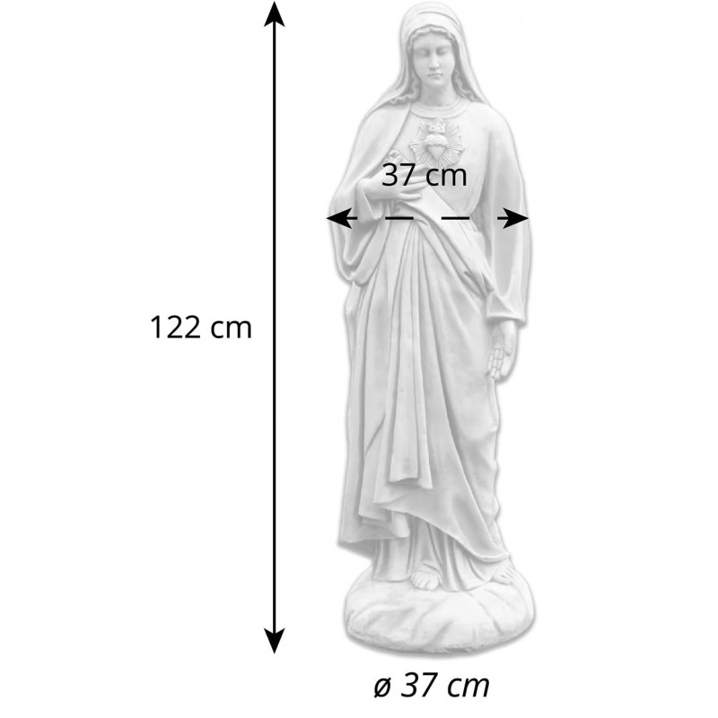 Figura Niepokalanego Serca Maryi 122cm