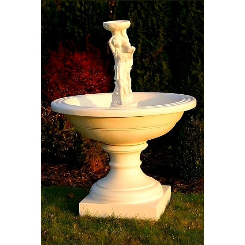 Fontanna Ogrodowa Costa Shella F244 - 136cm w kolorze Ecrue