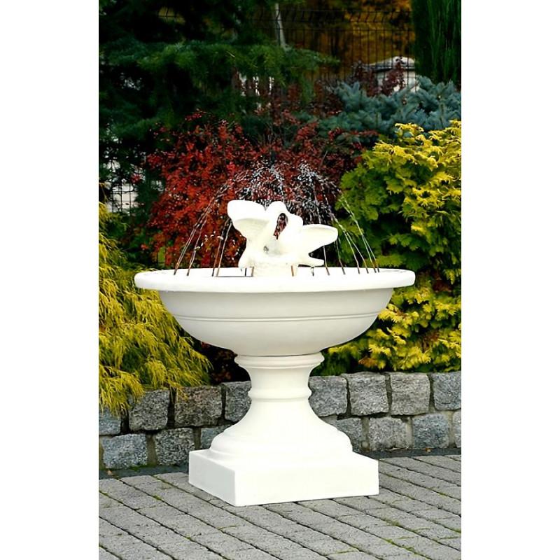 Fontanna do Ogrodu Costa z Gołąbkami F242 - 110cm - opcja z ringiem