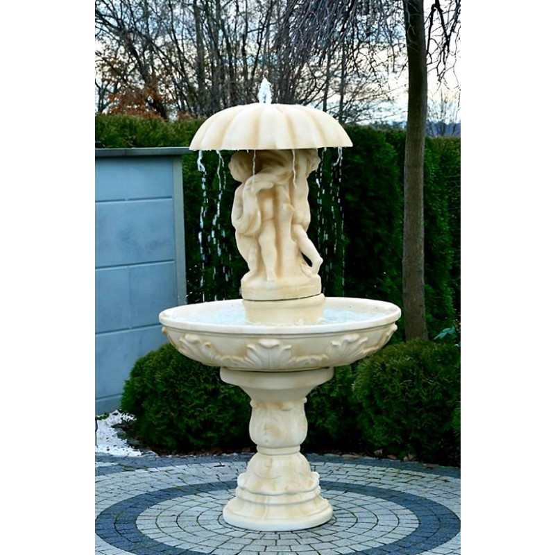 Fontanna Ogrodowa Fiore z Parasolem F122 - 184cm w kolorze pastello