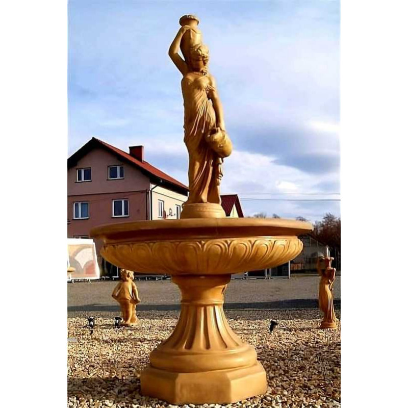 Fontanna Neptun Allena w kolorze Ochra