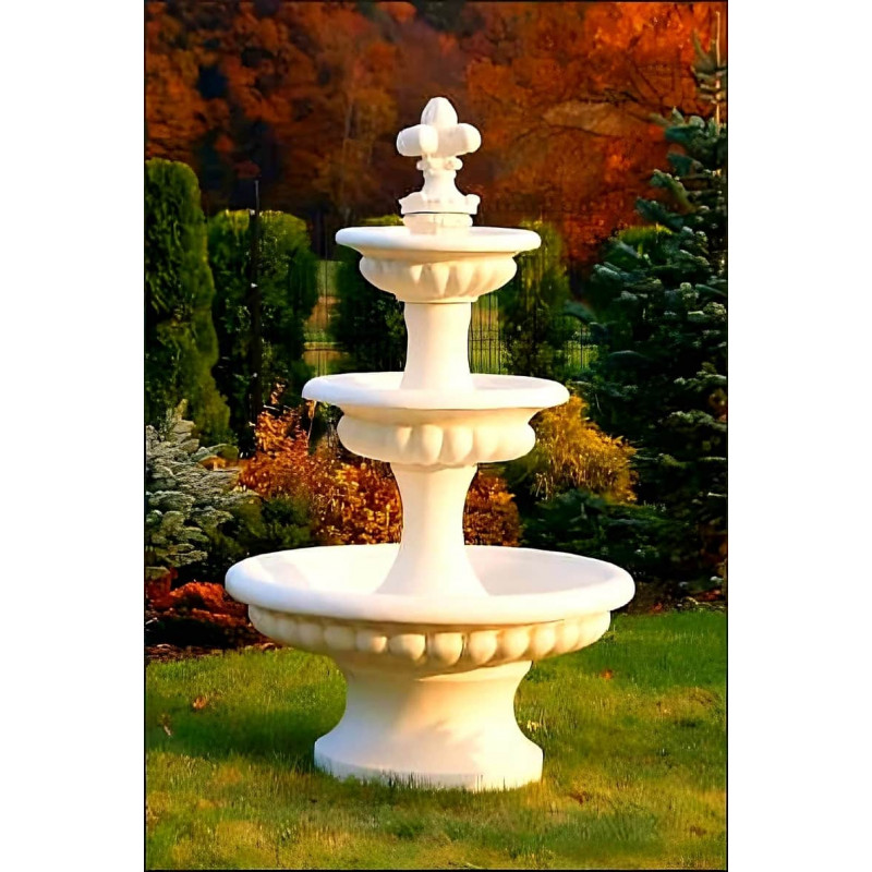 Fontanna Petra 3 F210 - 205cm wysokości, w kolorze Ecrue