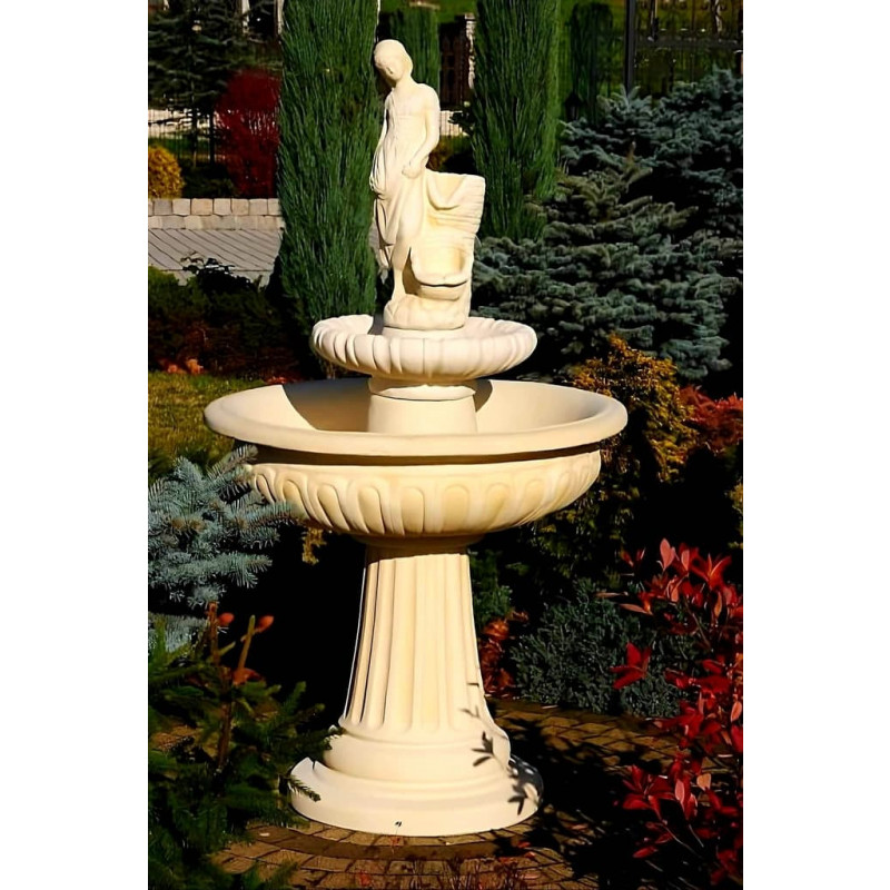 Fontanna Ogrodowa Porto Amanda 2 F038 - 164cm w kolorze Ecrue