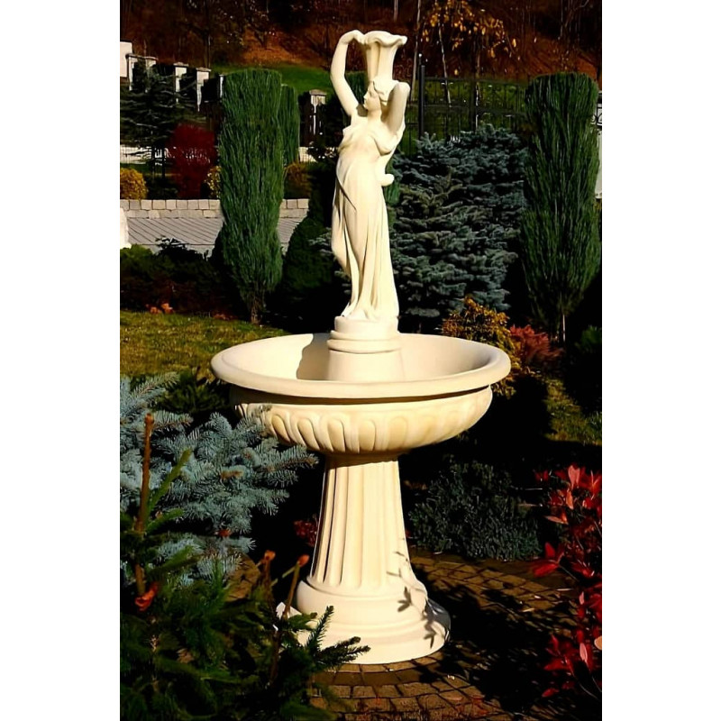 Fontanna do Ogrodu Porto Noemi F050 - 184cm w kolorze Ecrue