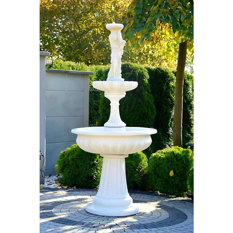 Fontanna Porto Shella 2 F054 - 199cm w Ogrodzie