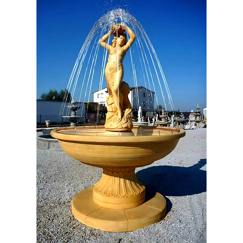 Fontanna Rafaella w kolorze Olimpia. 222 cm wysokości wraz ringiem z dyszami 