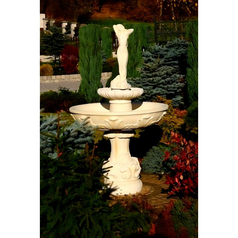 Fontanna Ogrodowa Roma Andrea F260 - 165cm w kolorze Ecrue
