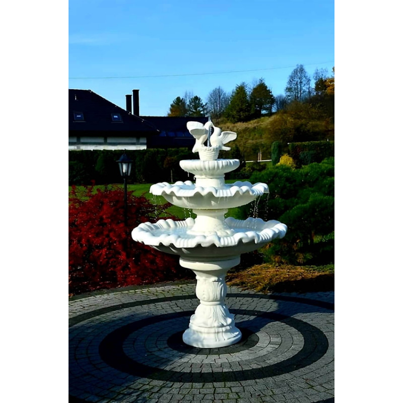 Fontanna do ogrodu Selene z Gołąbkami 1 F078 - 175cm