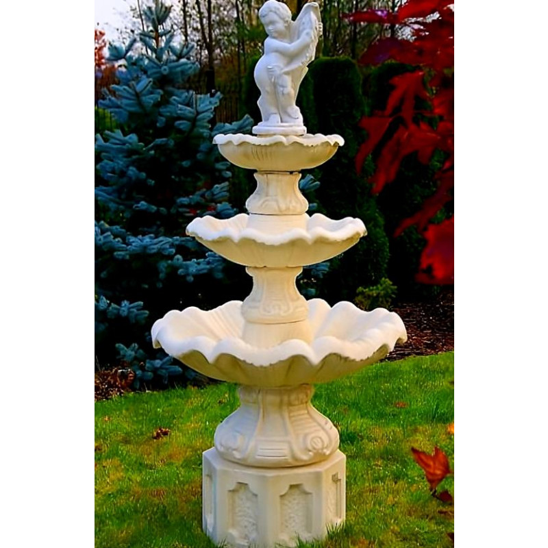 Fontanna Ogrodowa Tivoli Ragazzi 2 F200 - 191cm na trawie