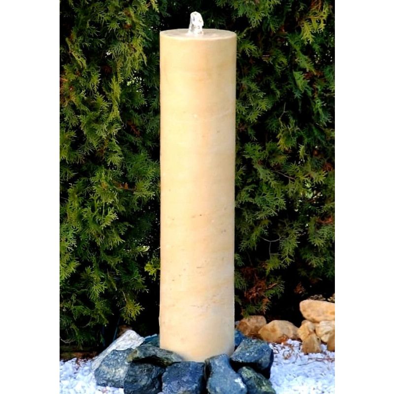 Fontanna Ogrodowa kolumnowa Venlo C - Piaskowiec - 100cm