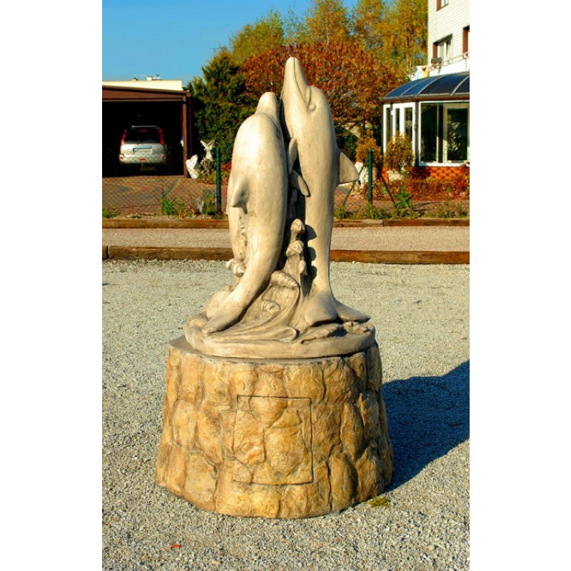 Fontanna Delfiny 1061 z betonu architektonicznego