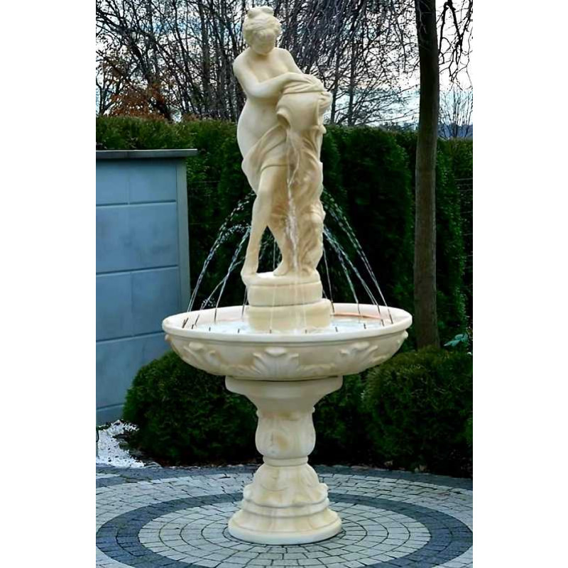Fontanna Ogrodowza Fiore Charlotte F108 - 226cm w kolorze Pastello wraz z ringiem z dyszami