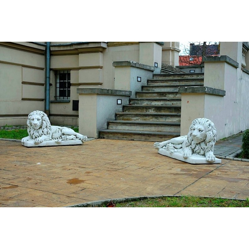 Zestaw Figur - Lew leżący (prawy i lewy) 59x96x43cm