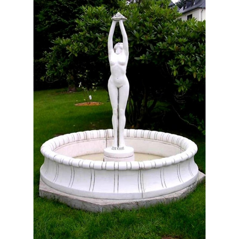 Oczko małe + Figura fontannowa Wenus z Lilią  + Akcesoria + Transport