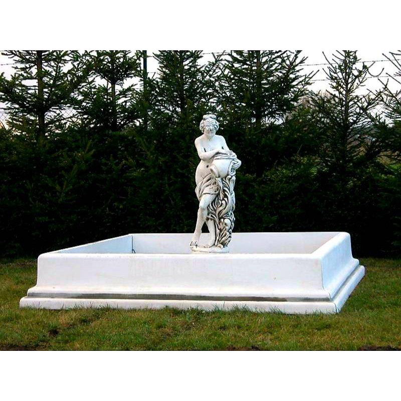 Oczko kwadratowe 280cm + Figura Fontannowa Kobieta z dzbanem + Akcesoria + transport