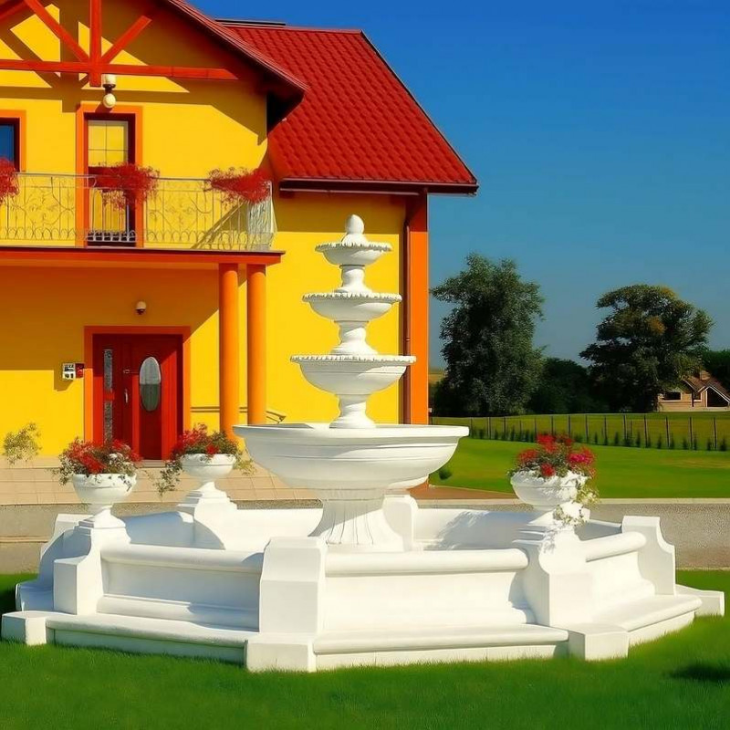 Oczko Classico + Fontanna Almeria z szyszką
