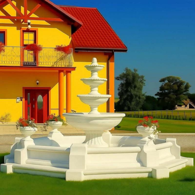 Oczko Classico + Fontanna Almeria z szyszką