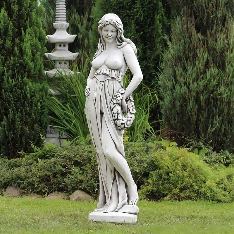 Rzeźba Złotowłosa z wiankiem 150cm