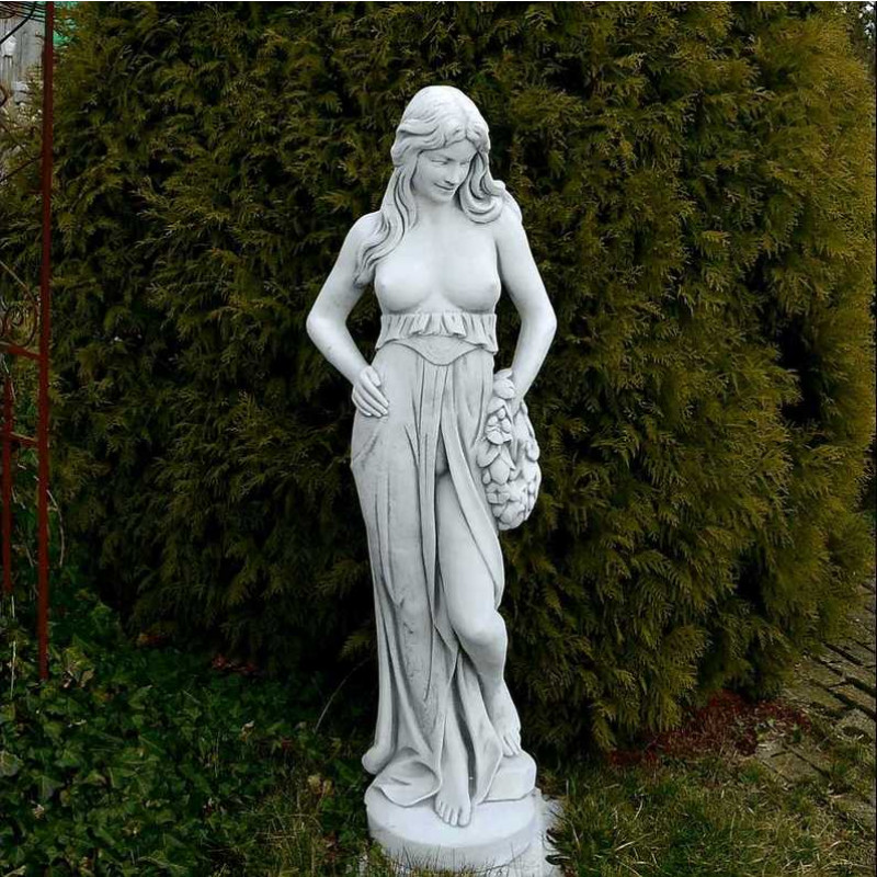 Rzeźba Złotowłosa z wiankiem 150cm